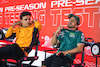 TEST BAHRAIN, (L to R): Lando Norris (GBR) McLaren e Fernando Alonso (ESP) Aston Martin F1 Team in the FIA Press Conference.
25.02.2023. Formula 1 Testing, Sakhir, Bahrain, Day Three.
- www.xpbimages.com, EMail: requests@xpbimages.com © Copyright: Bearne / XPB Images